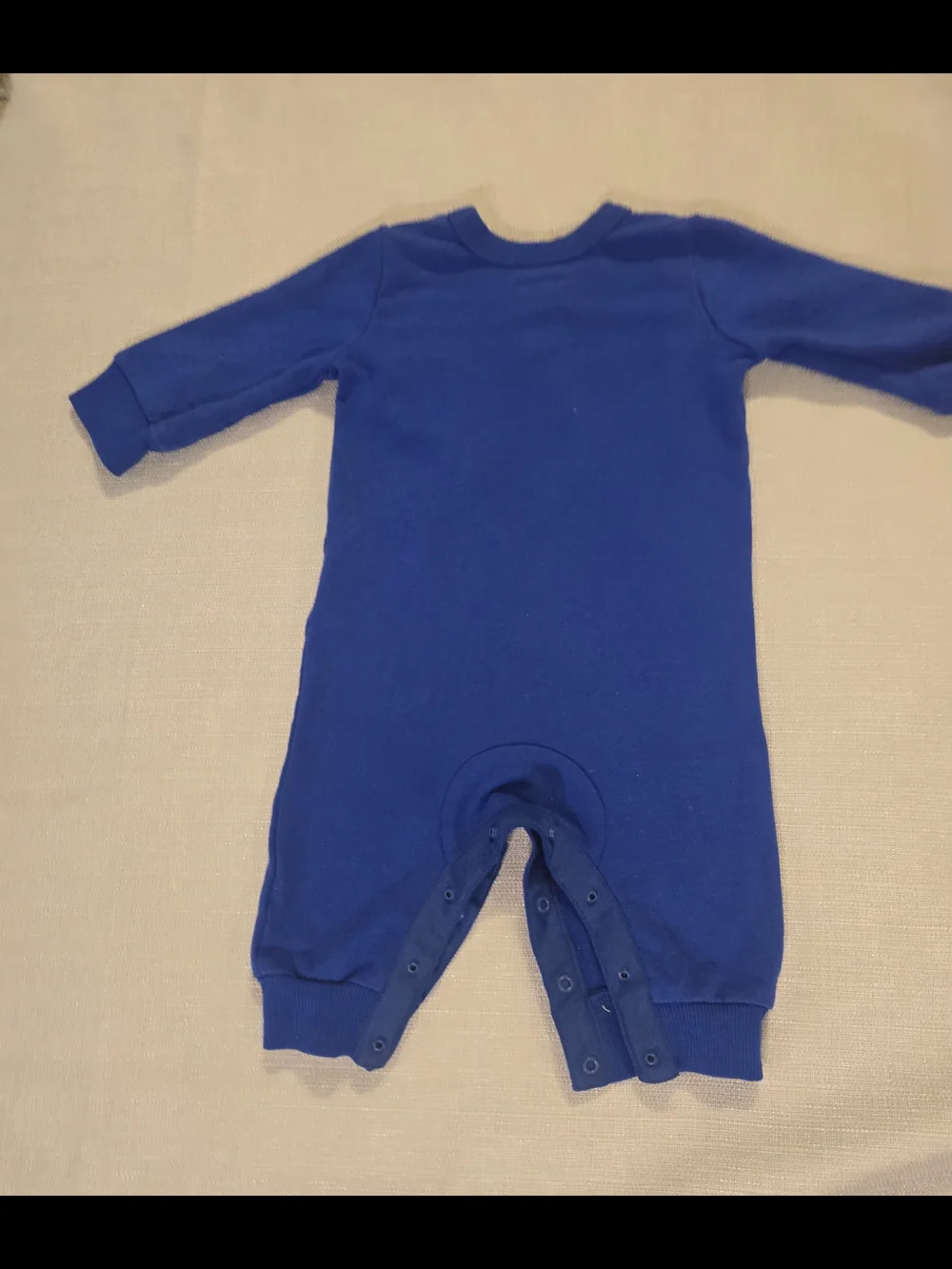 Converse Baby 3M Blue Coverall Romper Kangaroo Pocket All Star One Piece